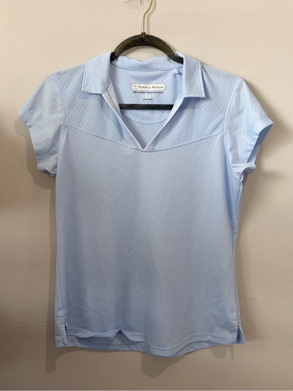 Pebble Beach Dry-Luxe Performance Golf Polo Shirt - Size M